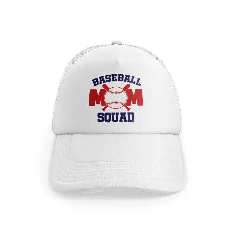 Baseball Mom Squadwhitefront-view