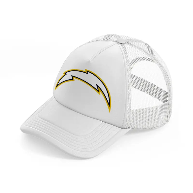 los angeles chargers shape-white-trucker-hat
