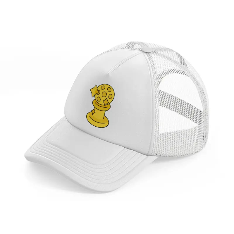 ball trophy-white-trucker-hat