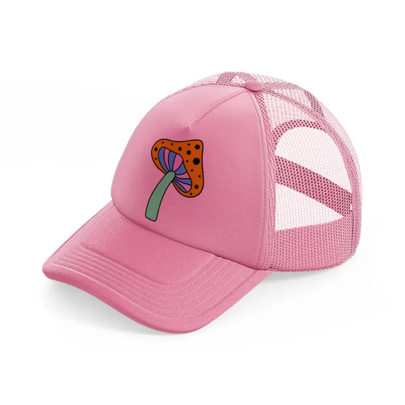 retro elements 36 pink trucker hat