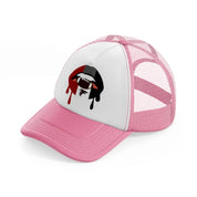 atlanta falcons mouth-pink-and-white-trucker-hat
