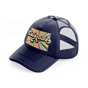 colorado navy blue trucker hat