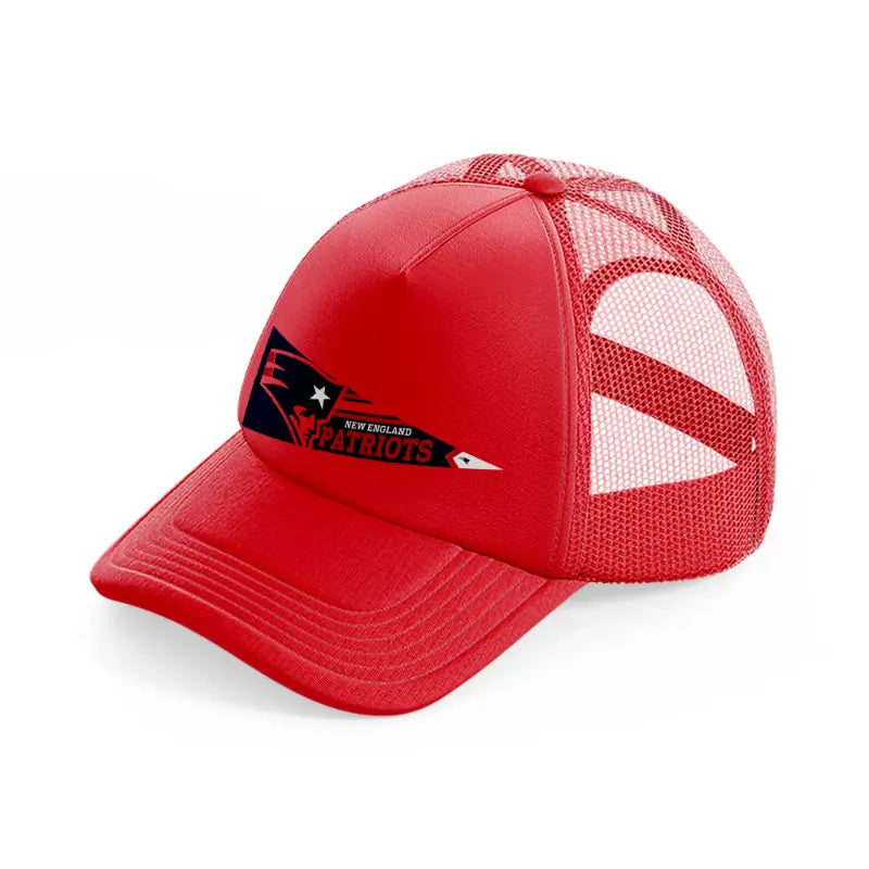 new england patriots flag-red-trucker-hat