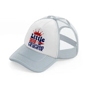 little fire cracker-01-grey-trucker-hat