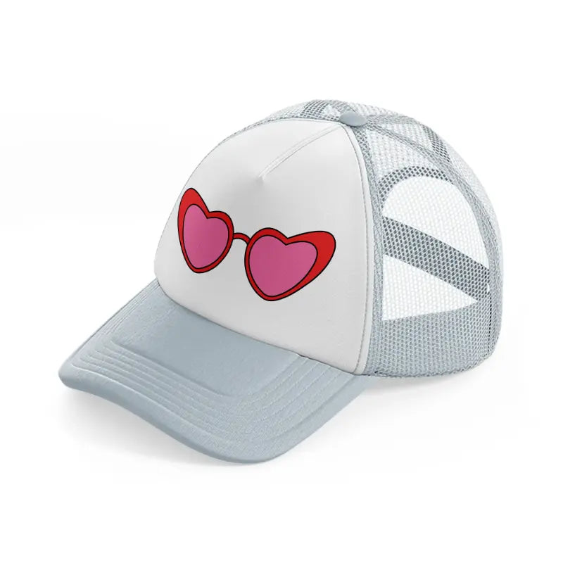 retro elements-85-grey-trucker-hat