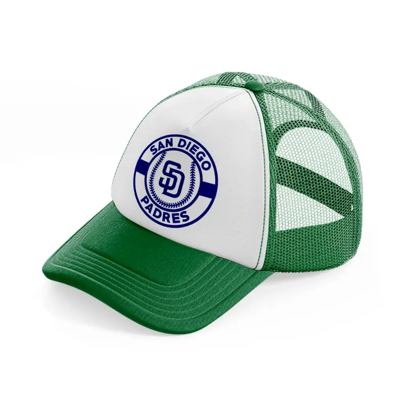 san diego padres retro-green-and-white-trucker-hat