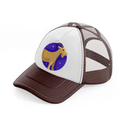 chinese zodiac (11) brown trucker hat