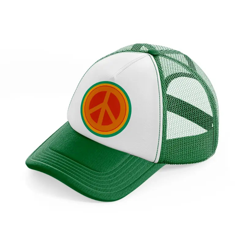 icon15 green and white trucker hat