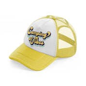 camping vibes-yellow-trucker-hat