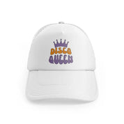 disco queen white trucker hat