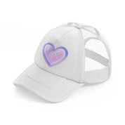 heart purple-white-trucker-hat