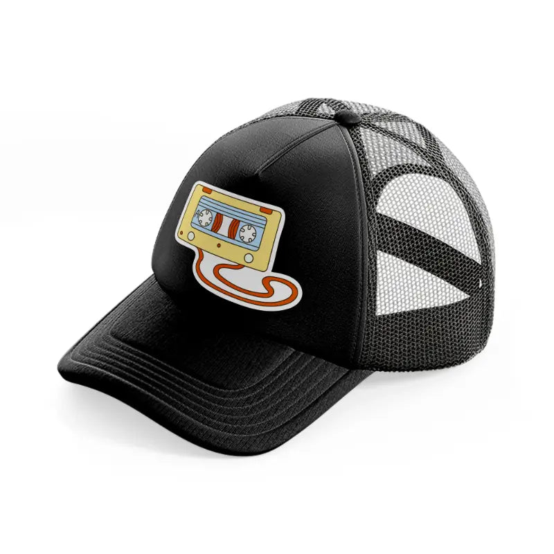 groovysticker 16 black trucker hat