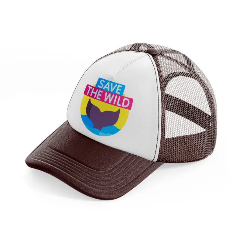 save-the-wild (1)-brown-trucker-hat