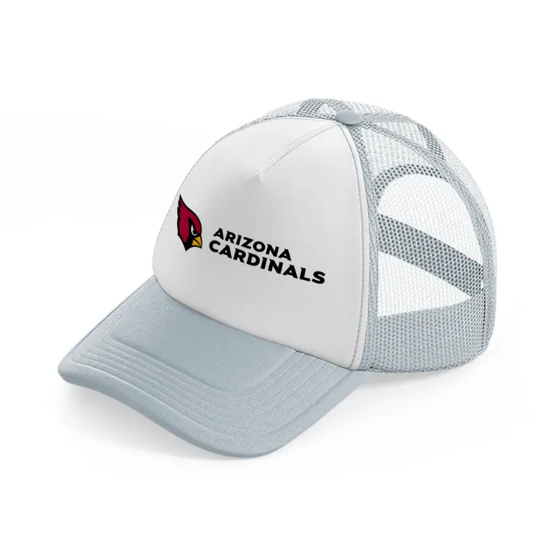arizona cardinals classic-grey-trucker-hat