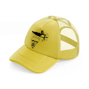 mouse overboard-gold-trucker-hat