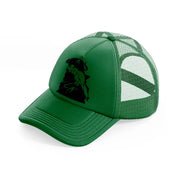 pirate with cacatua-green-trucker-hat