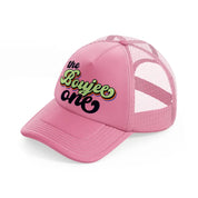 the boujee one-pink-trucker-hat