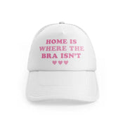 Home Is Where The Bra Isn'twhitefront-view