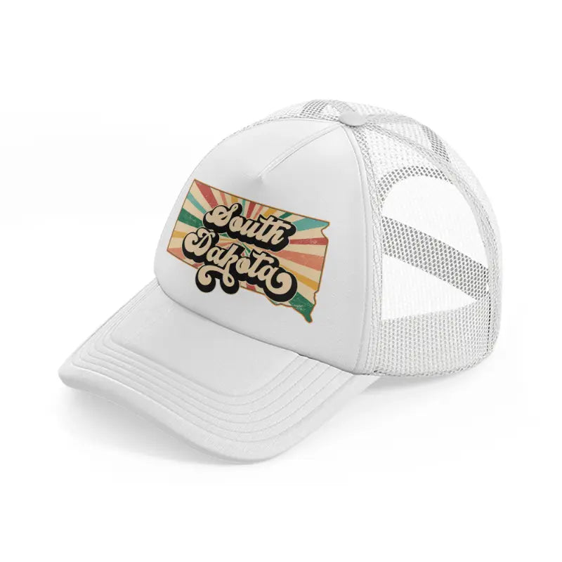 south dakota white trucker hat