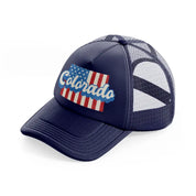 colorado flag-navy-blue-trucker-hat