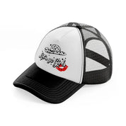 untitled 2 [recovered] black and white trucker hat