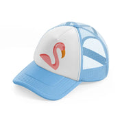 flamingo-sky-blue-trucker-hat