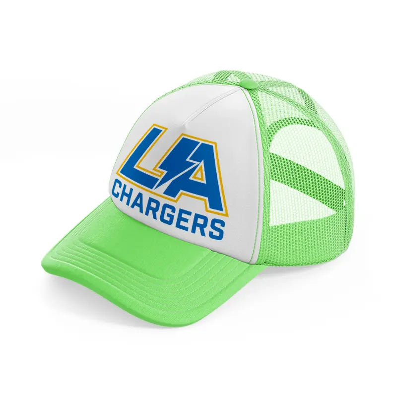 la chargers-lime-green-trucker-hat