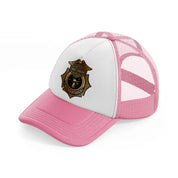 harley-davidson motorcycles firefighter-pink-and-white-trucker-hat