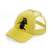 pirate piping gold trucker hat