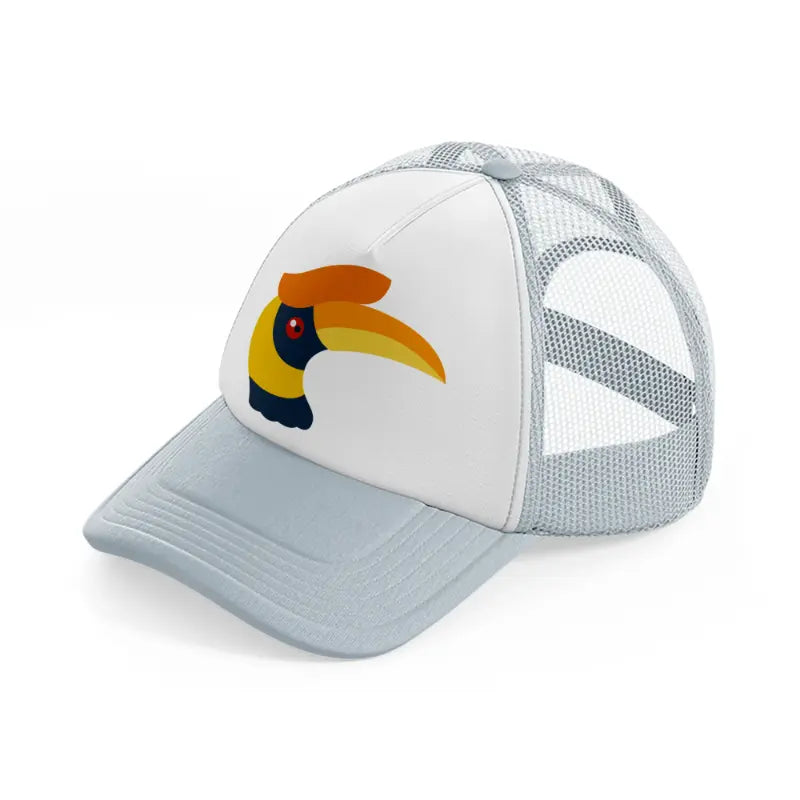 hornbill-grey-trucker-hat