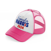 Kamala Harris 2024 neon-pink Trucker Hat