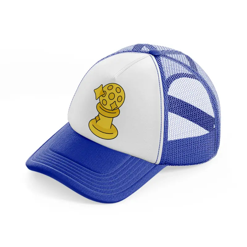 ball trophy-blue-and-white-trucker-hat