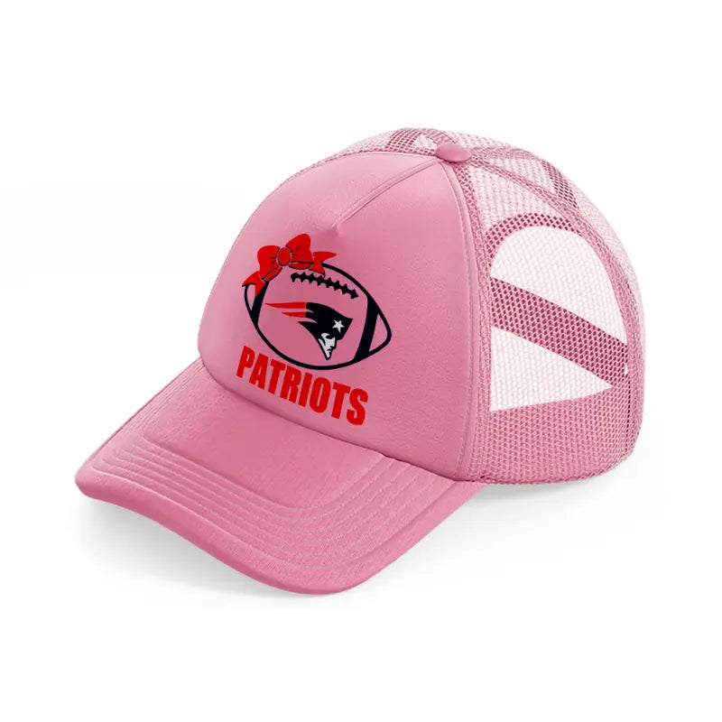 patriots ball-pink-trucker-hat