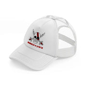 shanks logo-white-trucker-hat