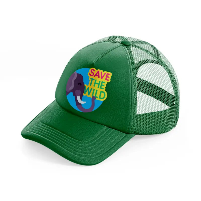 save-the-wild-green-trucker-hat