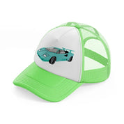 80s megabundle 45 lime green trucker hat