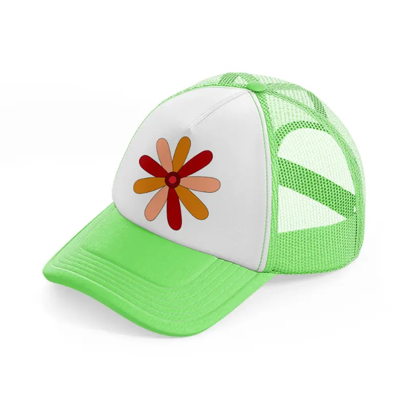 floral elements-22-lime-green-trucker-hat