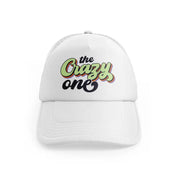 the crazy one-white-trucker-hat