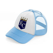 kansas city badge-sky-blue-trucker-hat