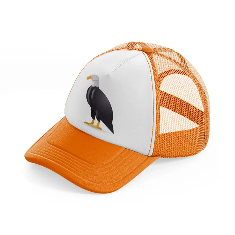 017-eagle-orange-trucker-hat