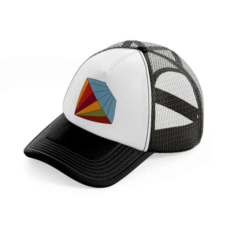 groovy elements-42-black-and-white-trucker-hat