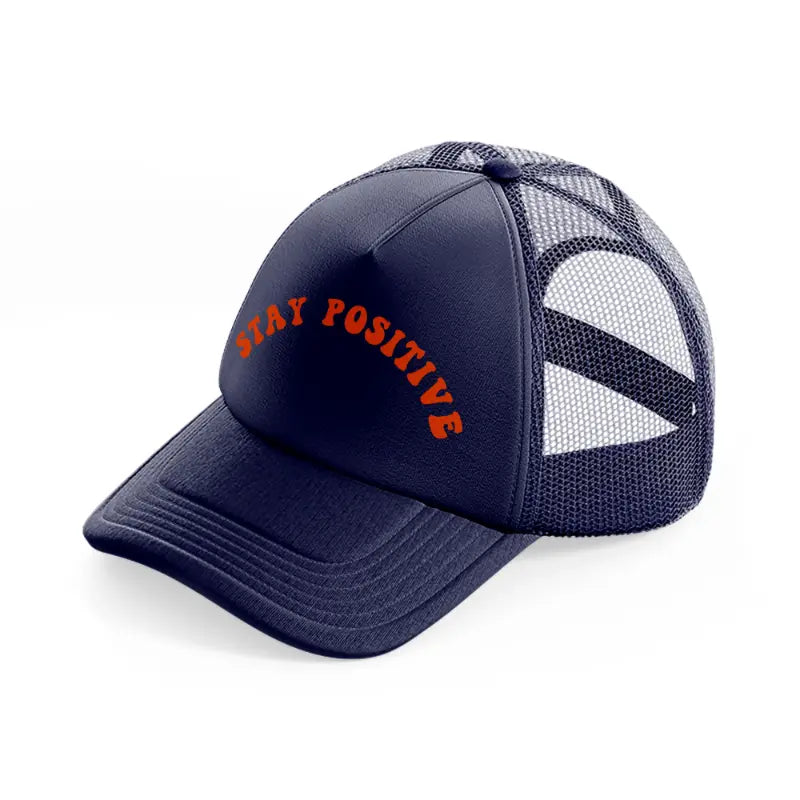 retro elements-109-navy-blue-trucker-hat