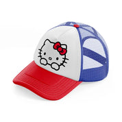 hello kitty basic-multicolor-trucker-hat