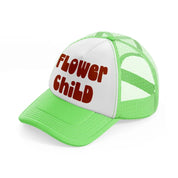 quote 03 lime green trucker hat