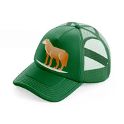 028 wolf green trucker hat