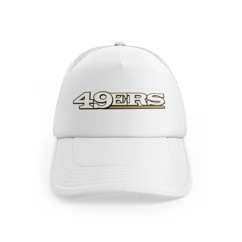 49ers White & Goldwhitefront-view