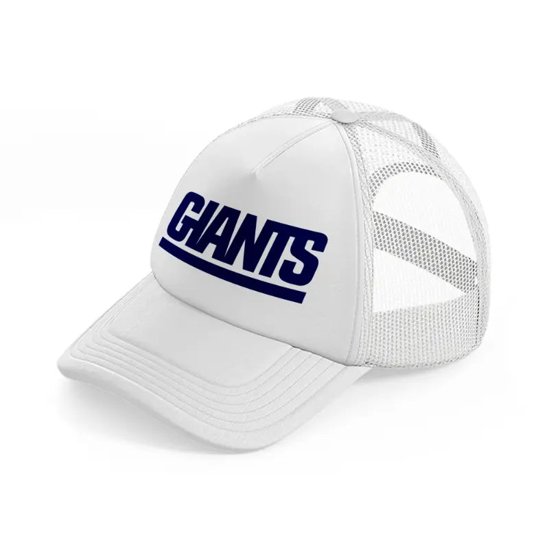 giants logo-white-trucker-hat