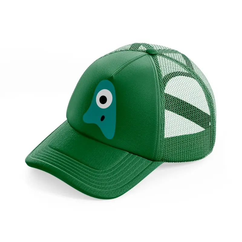 green monster green trucker hat