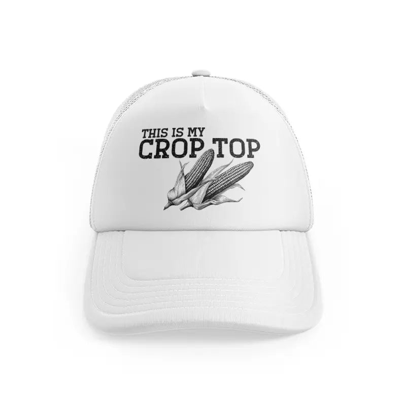 This Is My Crop Topwhitefront view