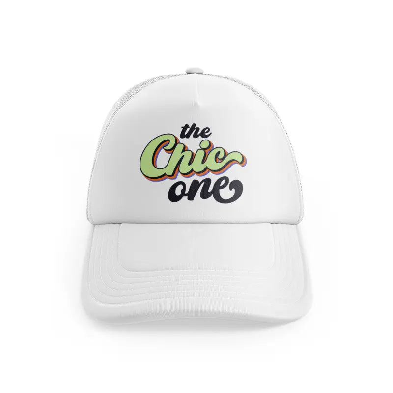 the chic one white trucker hat